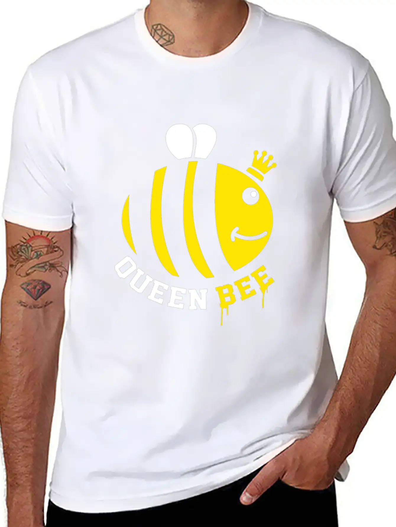Honey Bee Queen Bumblebee Beekeeper Petals Nectar Breathable Graphic T-Shirt – Perfect For Casual Days