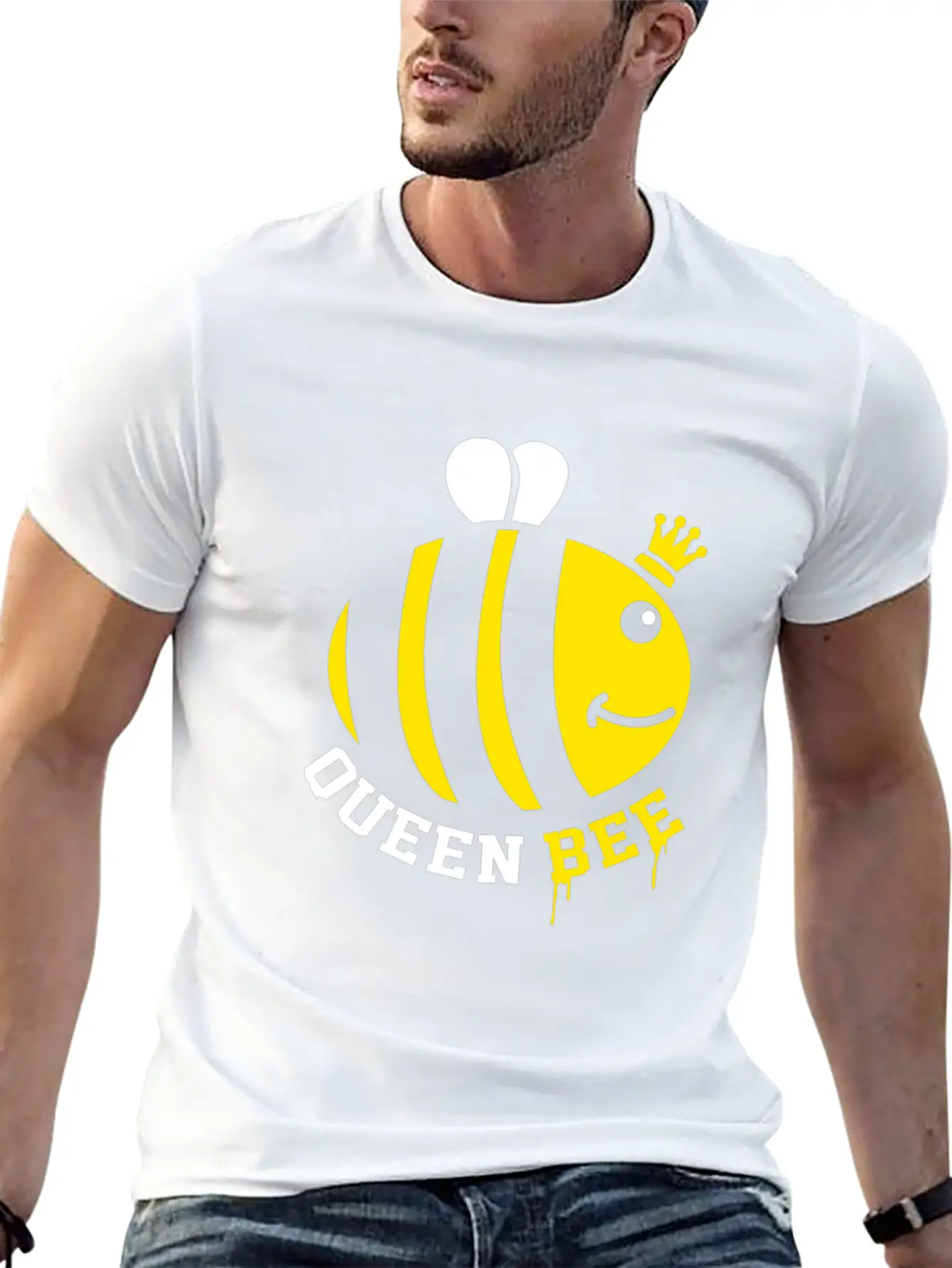 Honey Bee Queen Bumblebee Beekeeper Petals Nectar Breathable Graphic T-Shirt – Perfect For Casual Days