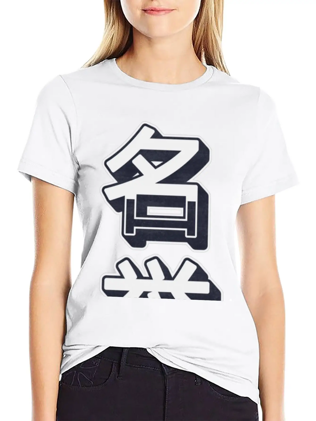 HONOR Modern Kanji Art, Stylish Urban Wear Breathable Soft Cotton T-Shirt – Timeless Casual Look