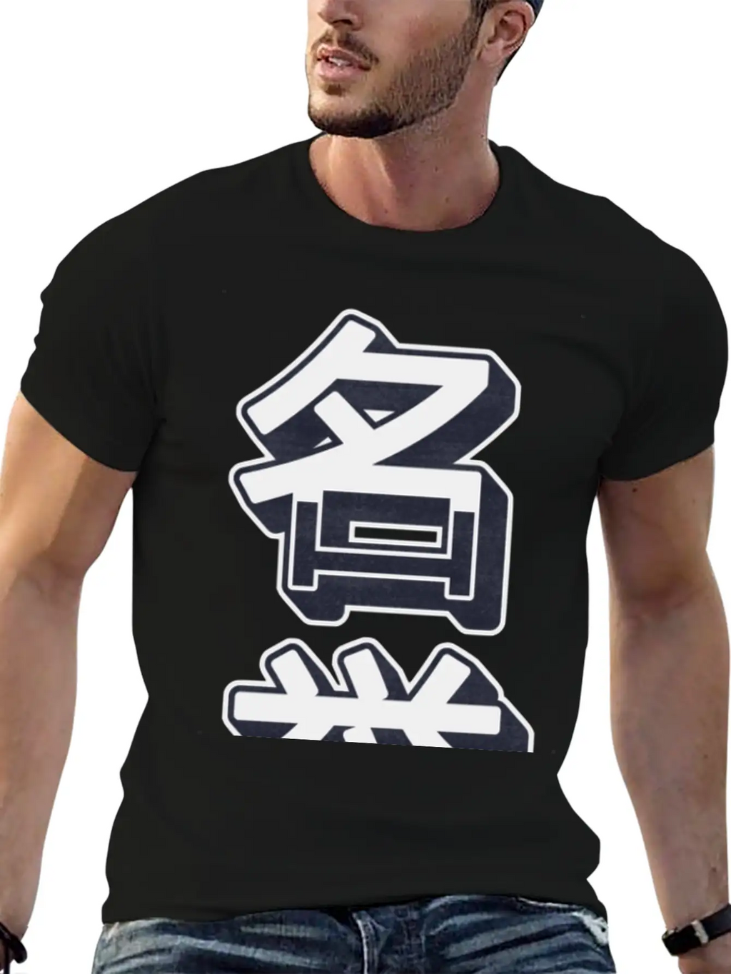 HONOR Modern Kanji Art, Stylish Urban Wear Breathable Soft Cotton T-Shirt – Timeless Casual Look