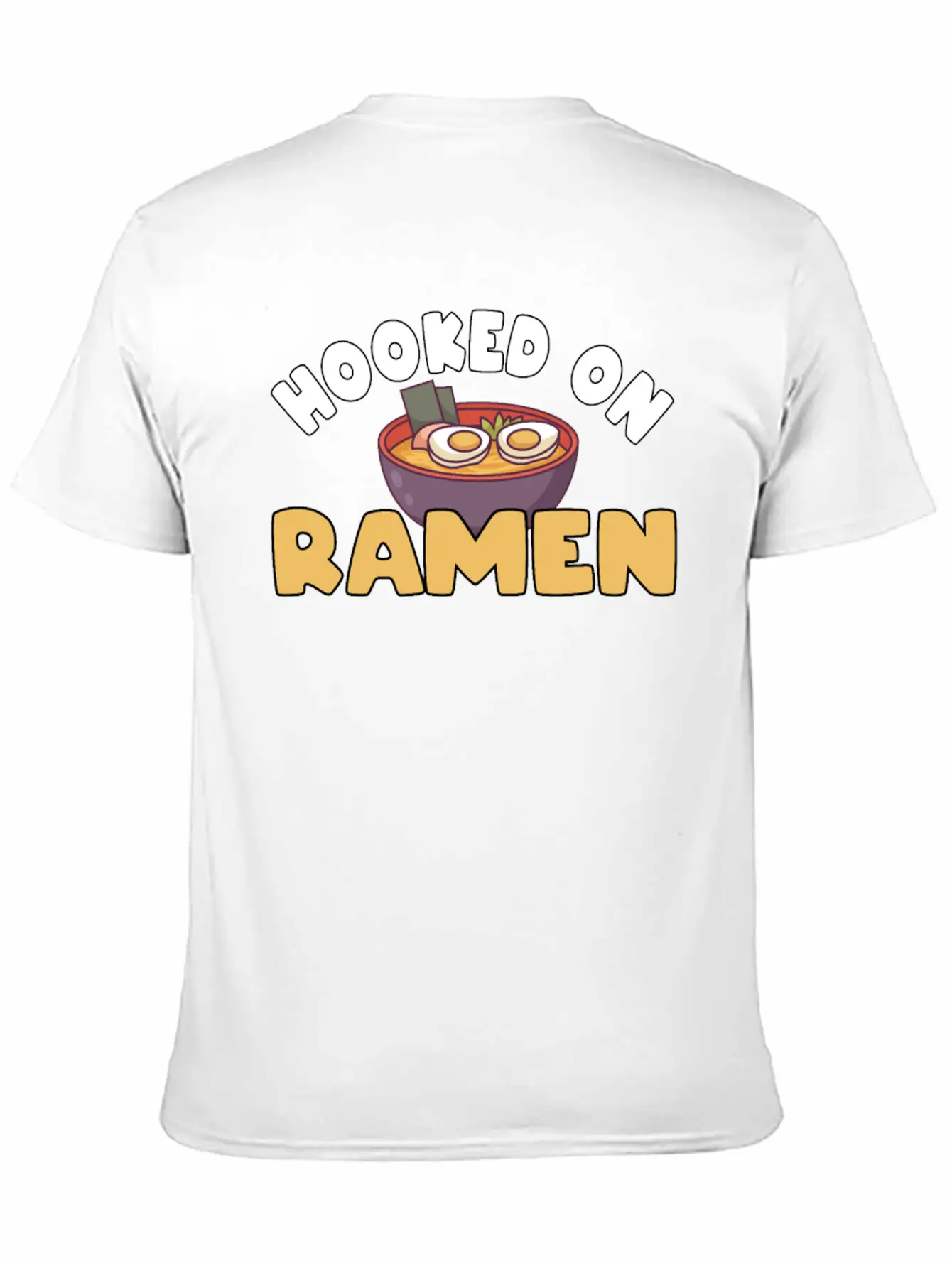 Hooked On Ramen Basic Graphic T-Shirt – Daily Comfort In Soft Cotton