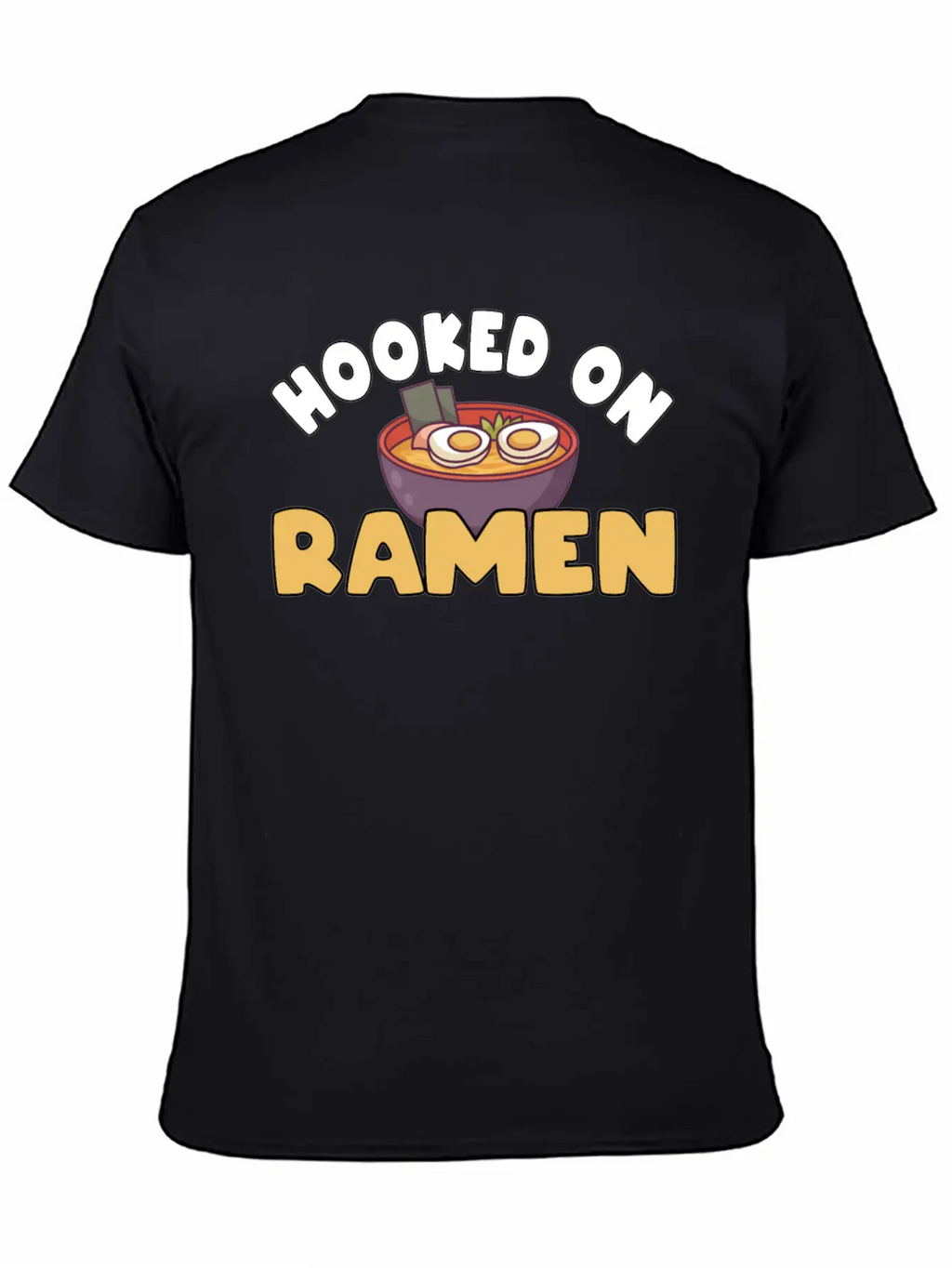 Hooked On Ramen Basic Graphic T-Shirt – Daily Comfort In Soft Cotton