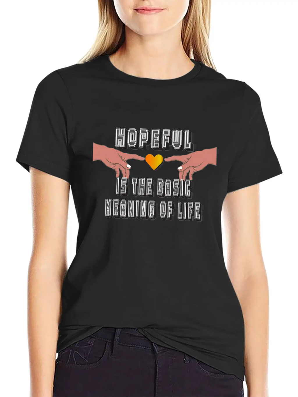 Hopeful Is The Basic Meaning Of Life Timeless Short Sleeve Tee – Comfy And Minimalist Design