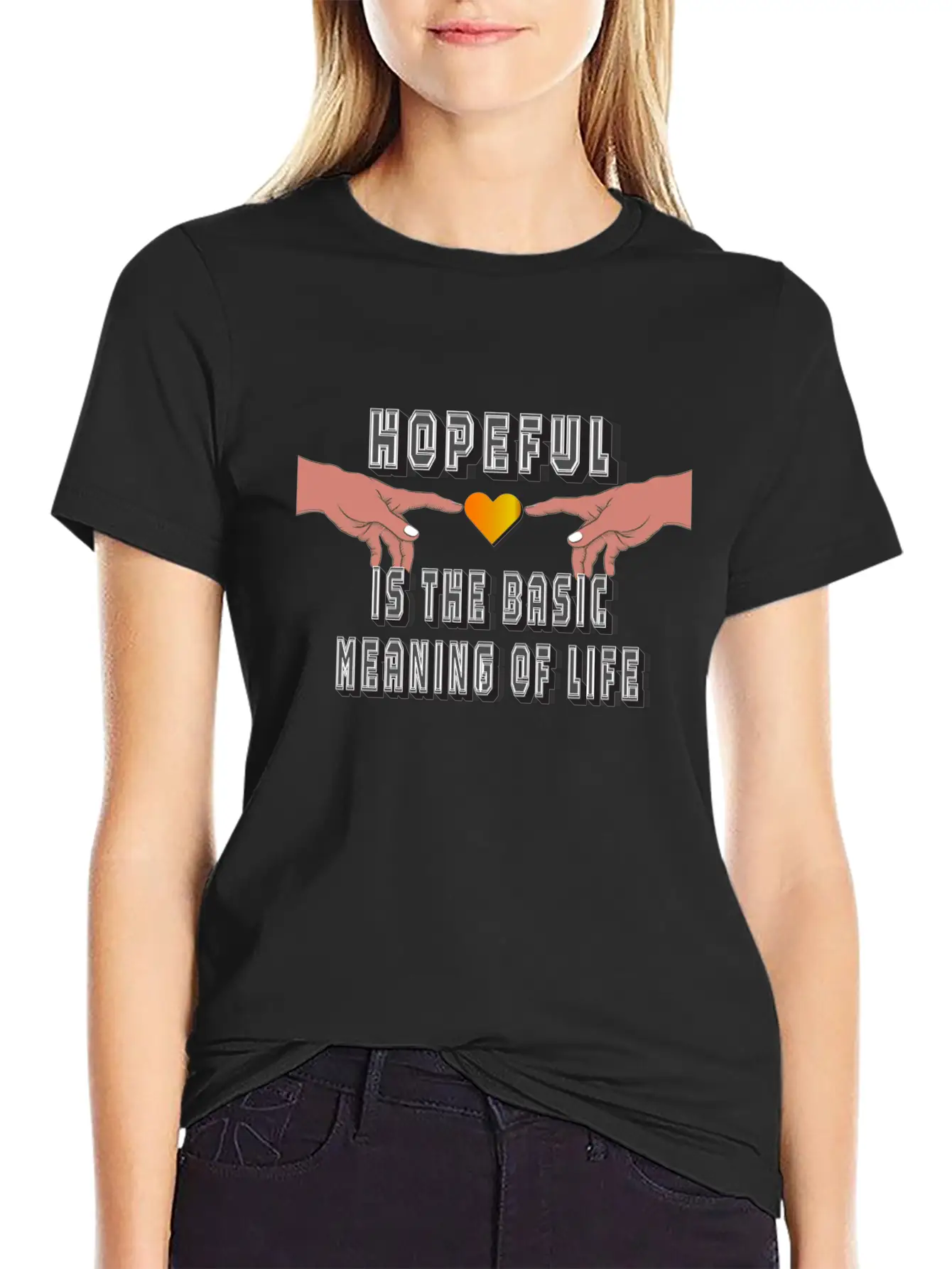 Hopeful Is The Basic Meaning Of Life Timeless Short Sleeve Tee – Comfy And Minimalist Design