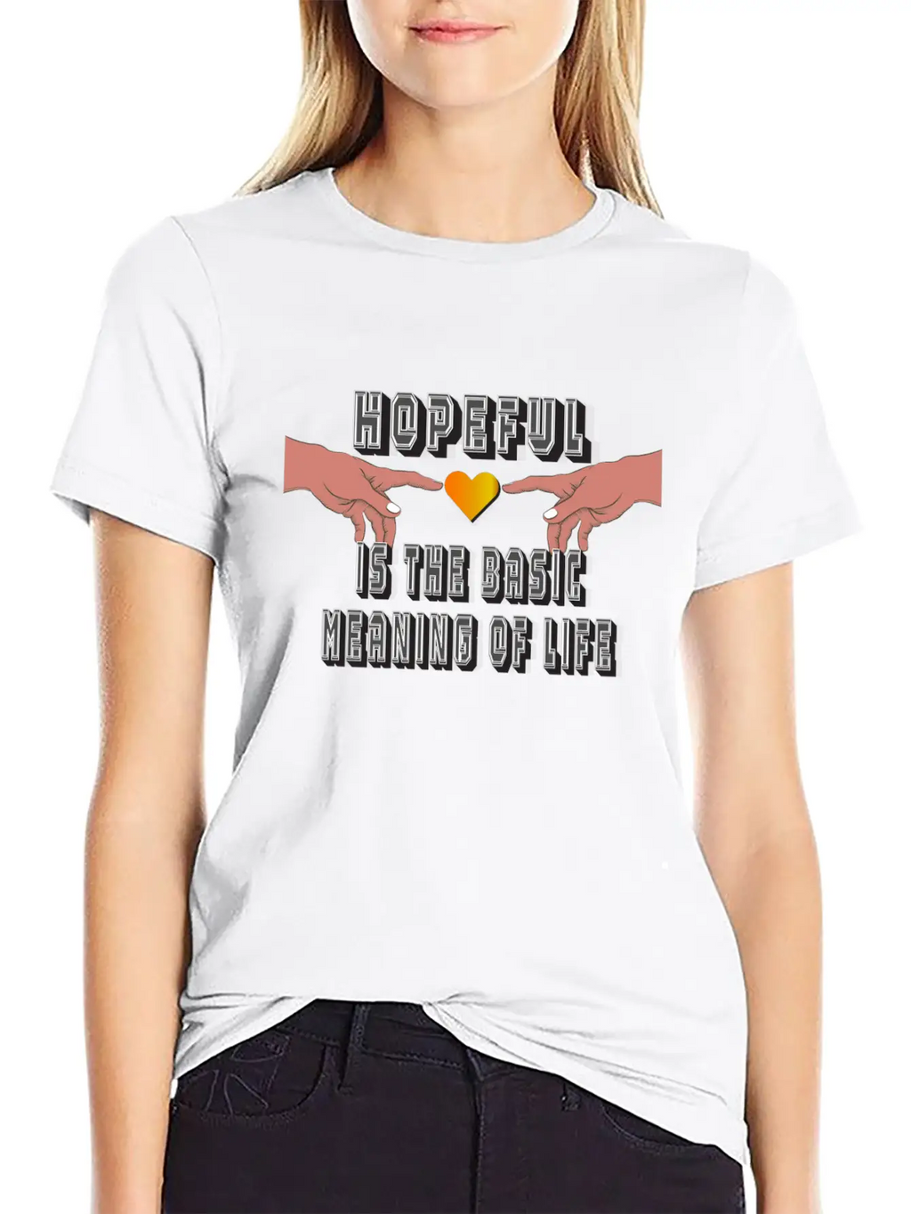 Hopeful Is The Basic Meaning Of Life Timeless Short Sleeve Tee – Comfy And Minimalist Design