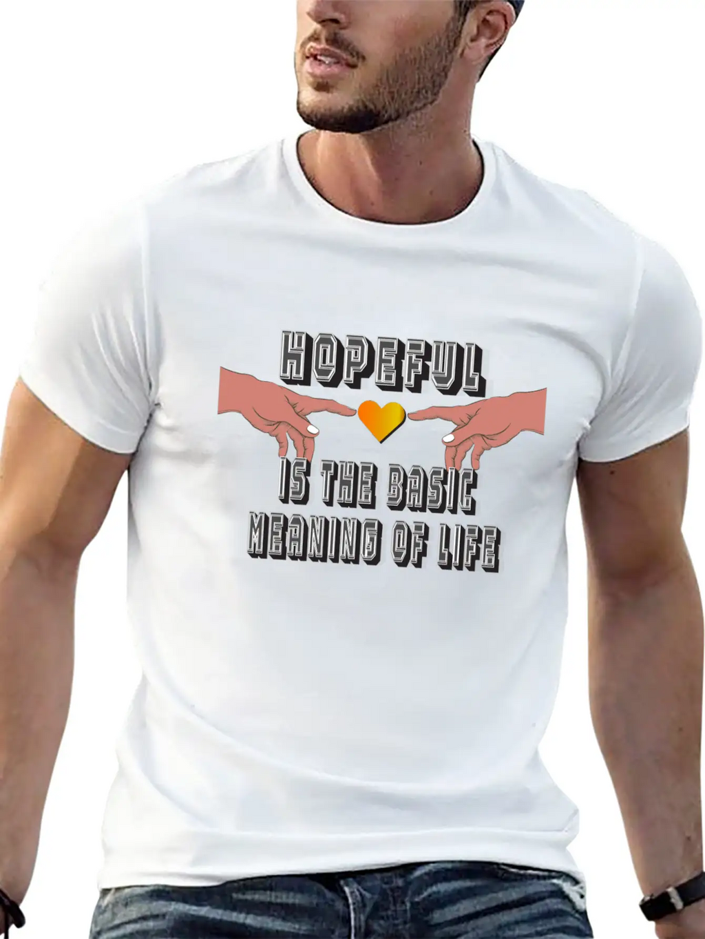Hopeful Is The Basic Meaning Of Life Timeless Short Sleeve Tee – Comfy And Minimalist Design