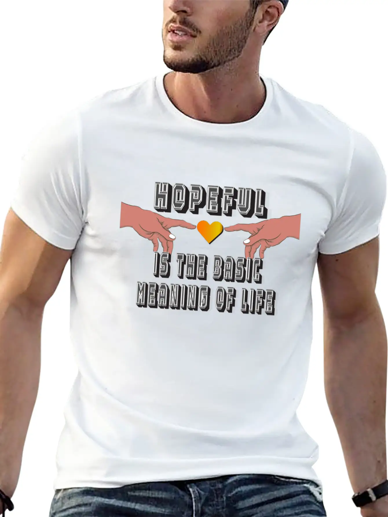 Hopeful Is The Basic Meaning Of Life Timeless Short Sleeve Tee – Comfy And Minimalist Design