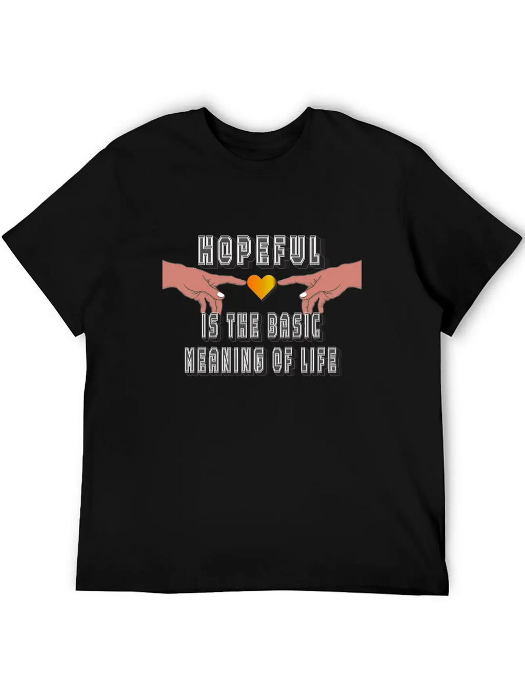 Hopeful Is The Basic Meaning Of Life Timeless Short Sleeve Tee – Comfy And Minimalist Design
