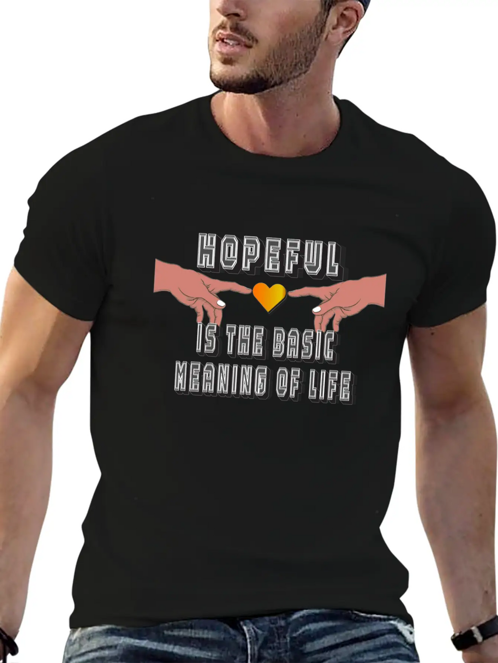 Hopeful Is The Basic Meaning Of Life Timeless Short Sleeve Tee – Comfy And Minimalist Design