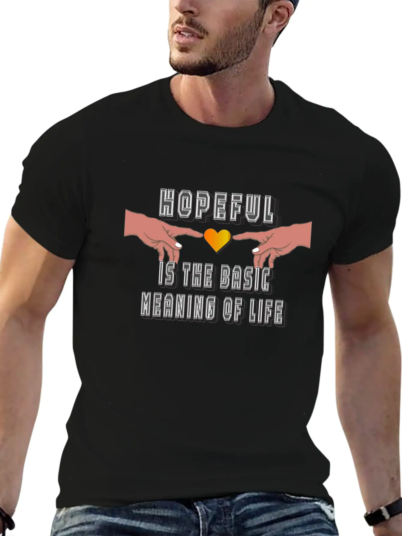 Hopeful Is The Basic Meaning Of Life Timeless Short Sleeve Tee – Comfy And Minimalist Design