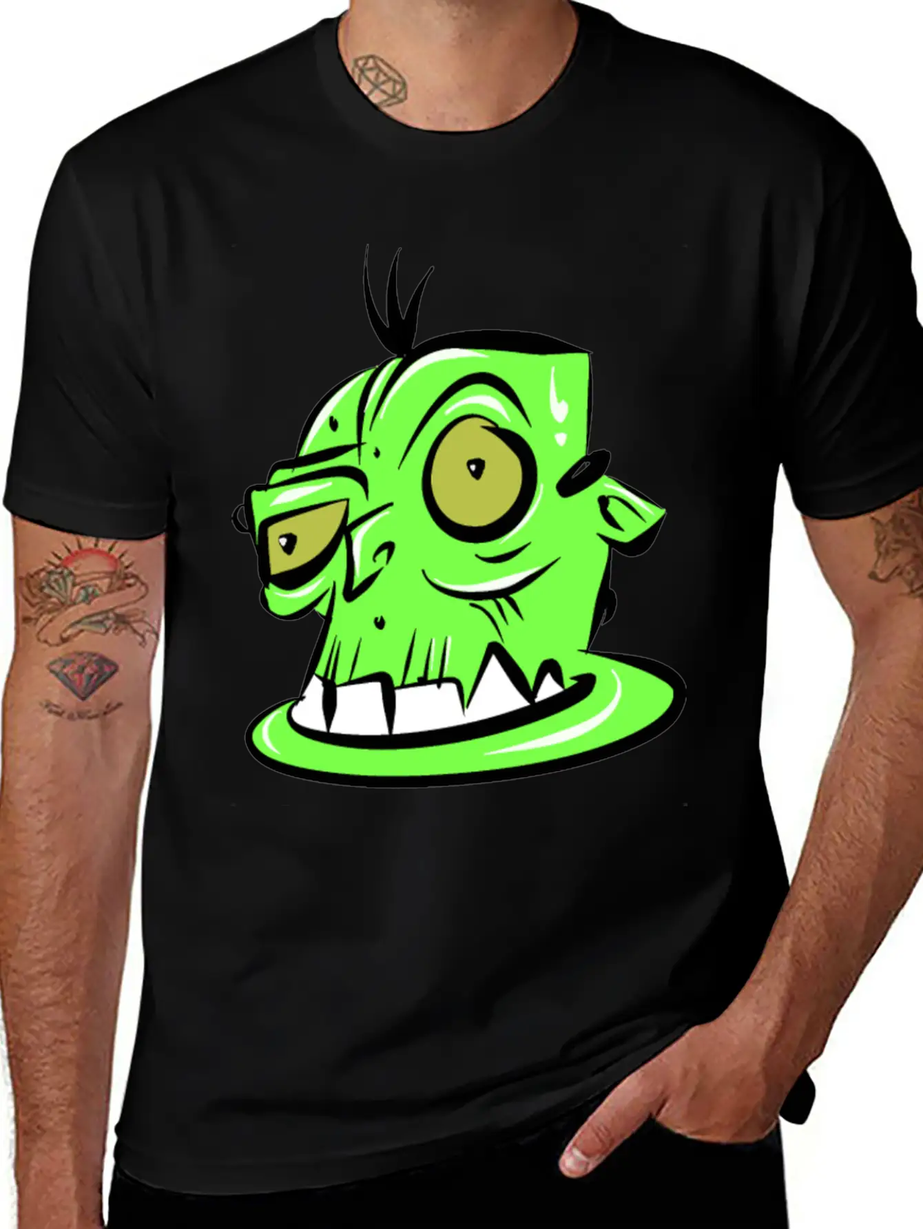 Horror Drawing Timeless Short Sleeve Tee – Comfy And Minimalist Design
