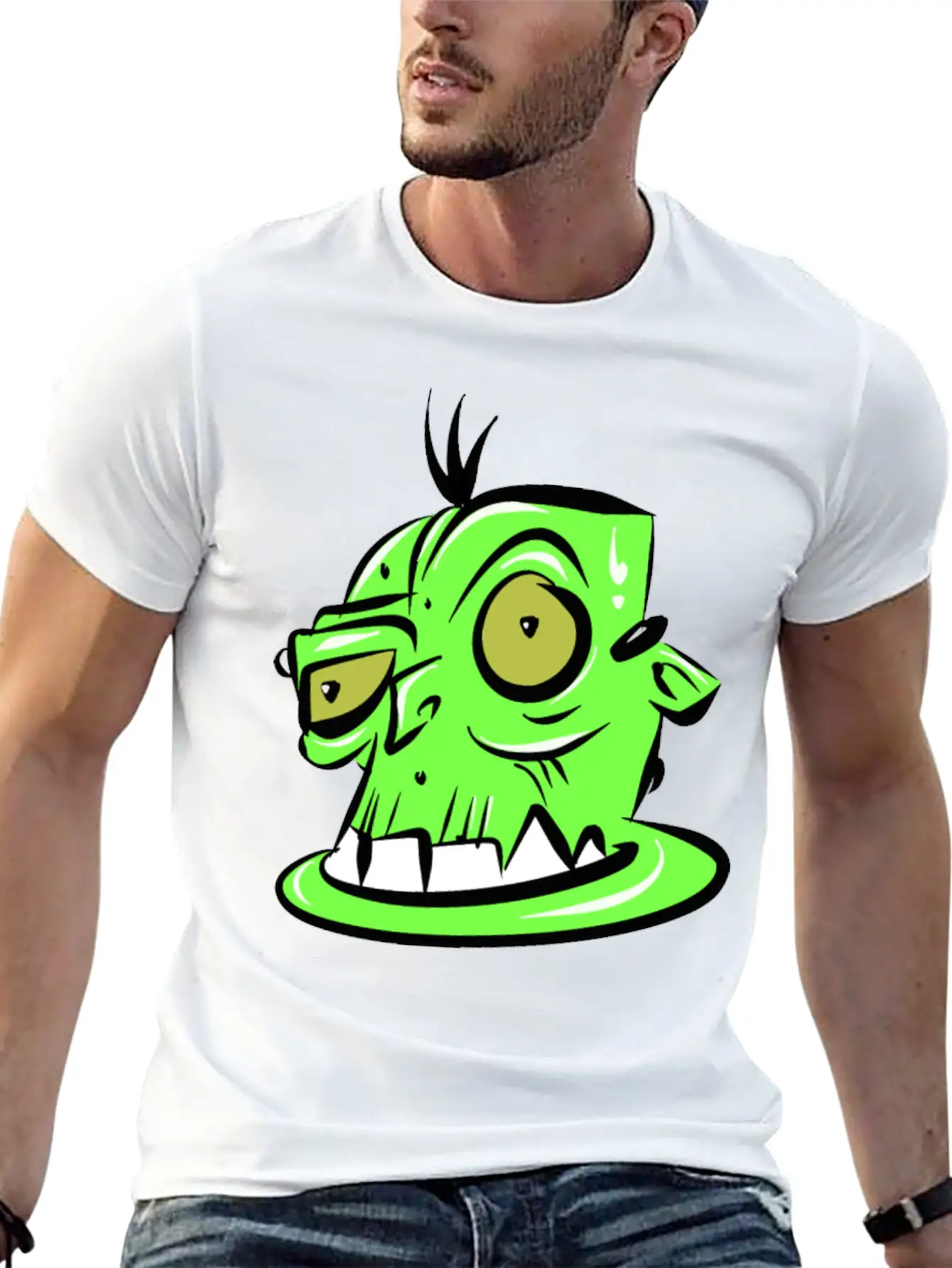 Horror Drawing Timeless Short Sleeve Tee – Comfy And Minimalist Design