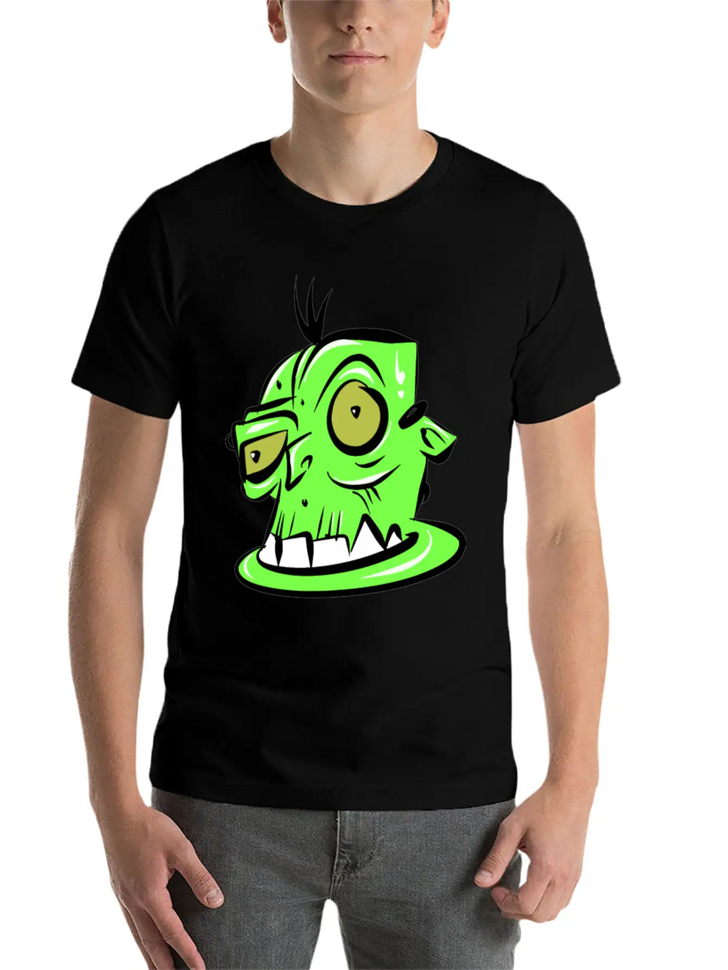 Horror Drawing Timeless Short Sleeve Tee – Comfy And Minimalist Design