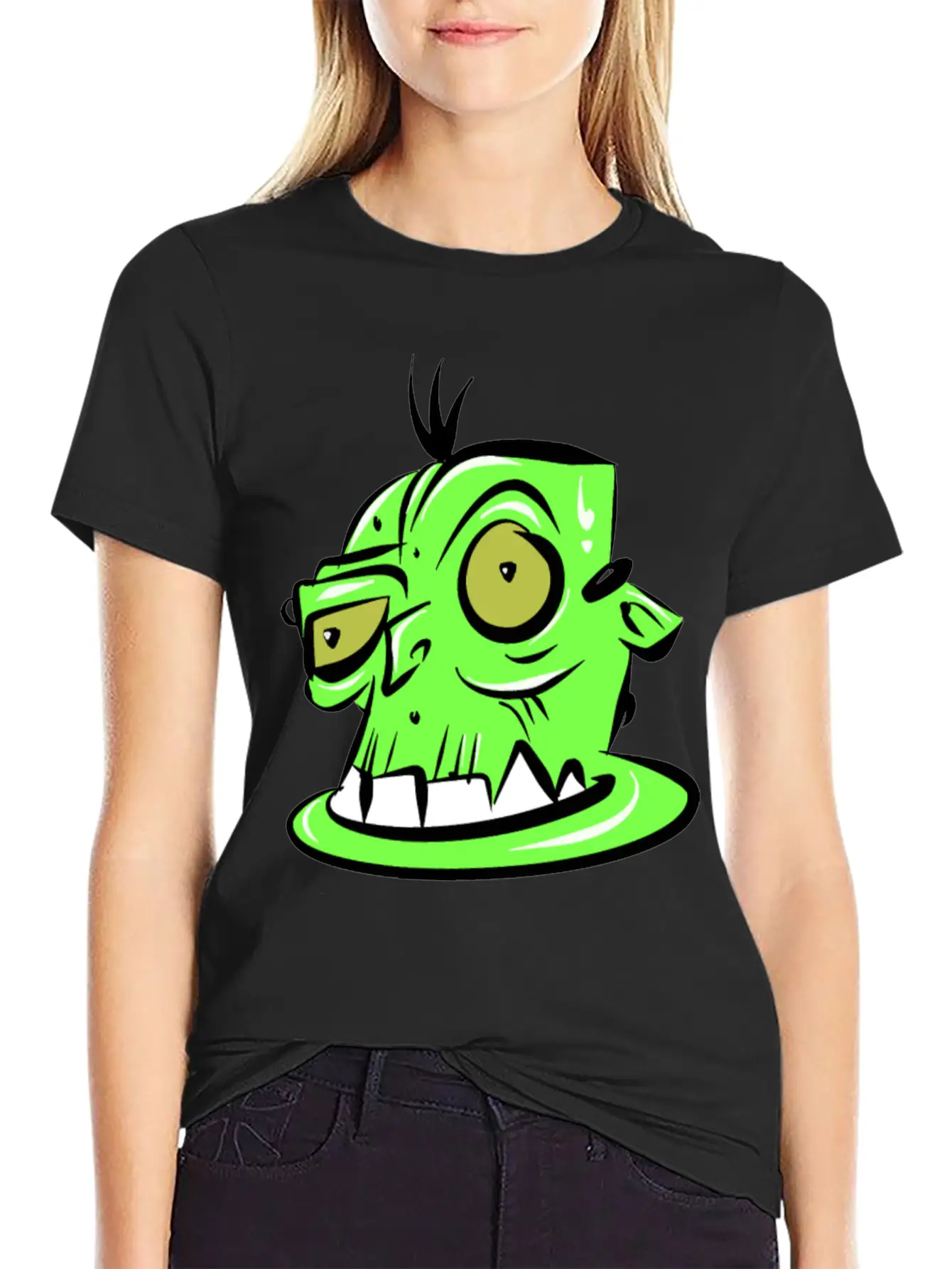 Horror Drawing Timeless Short Sleeve Tee – Comfy And Minimalist Design
