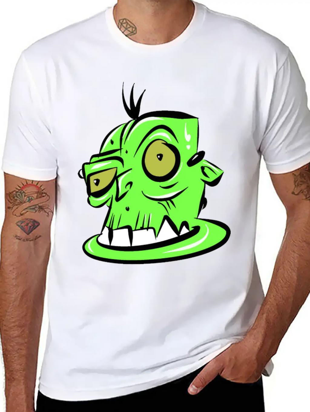 Horror Drawing Timeless Short Sleeve Tee – Comfy And Minimalist Design
