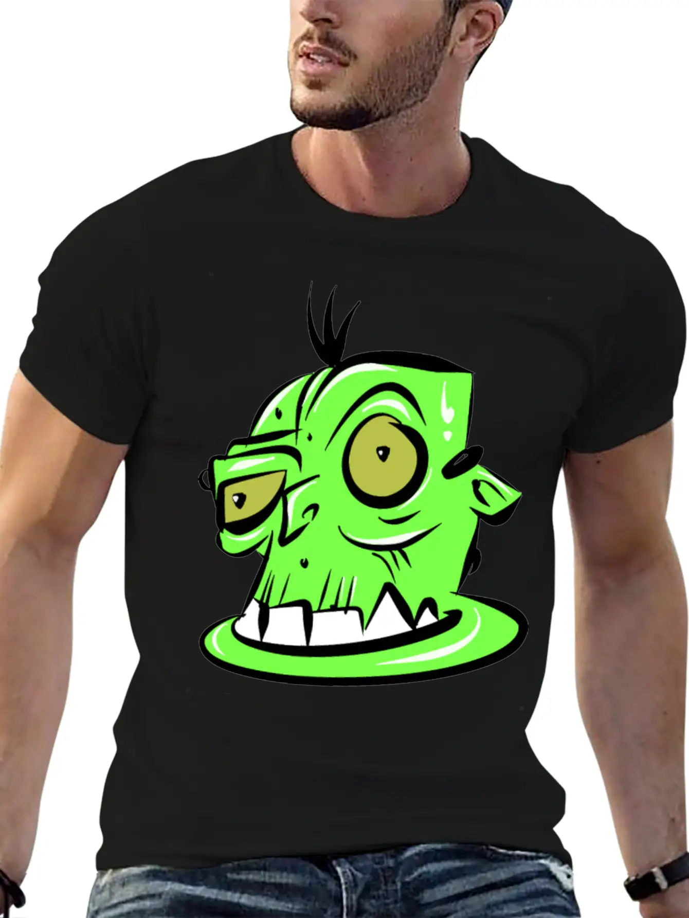 Horror Drawing Timeless Short Sleeve Tee – Comfy And Minimalist Design