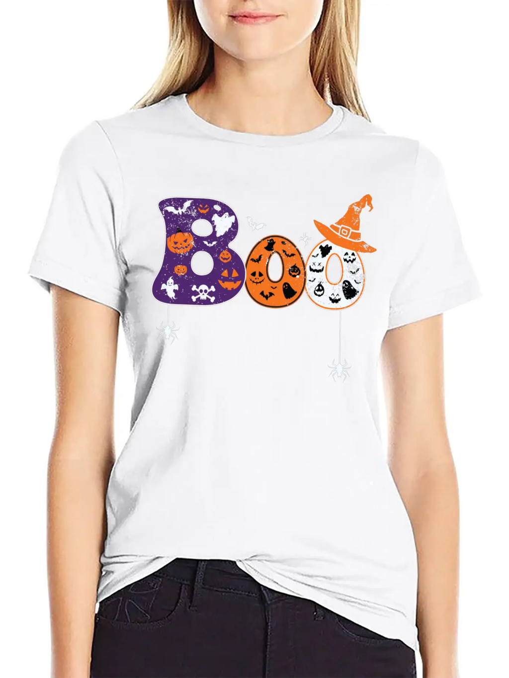 Horror Witch Film Outfit Film Festival Halloween Breathable Soft Cotton T-Shirt – Timeless Casual Look