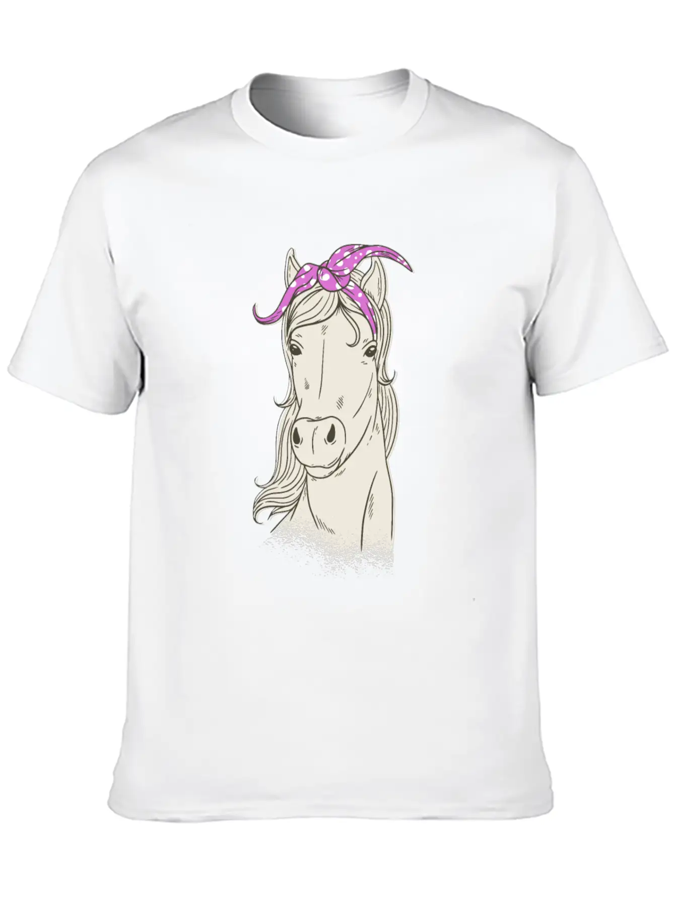 Horse Bandana Horse Riding Love Horses Stylish Everyday T-Shirt – Unisex Basic Cotton Tee