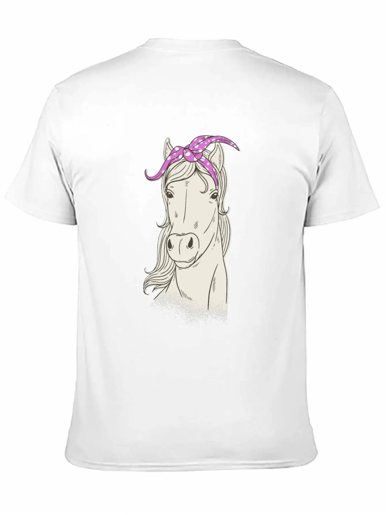 Horse Bandana Horse Riding Love Horses Stylish Everyday T-Shirt – Unisex Basic Cotton Tee