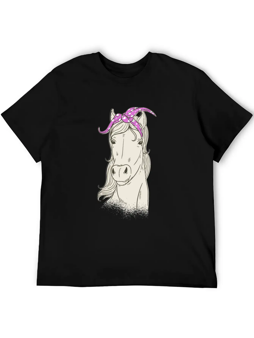 Horse Bandana Horse Riding Love Horses Stylish Everyday T-Shirt – Unisex Basic Cotton Tee