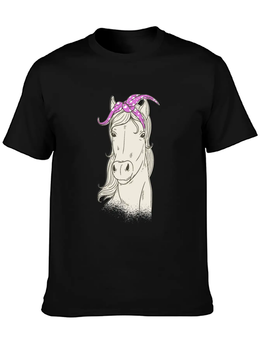 Horse Bandana Horse Riding Love Horses Stylish Everyday T-Shirt – Unisex Basic Cotton Tee