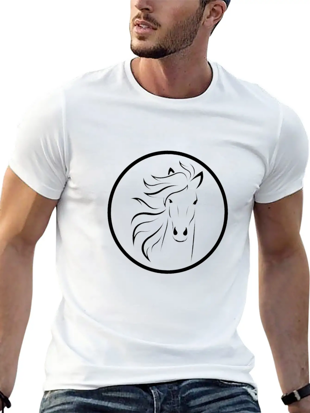 Horse Breathable Graphic T-Shirt – Perfect For Casual Days