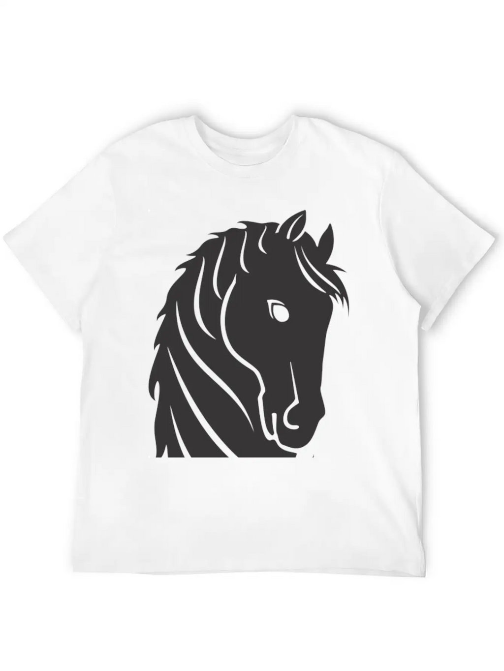 Horse Breathable Soft Cotton T-Shirt – Timeless Casual Look