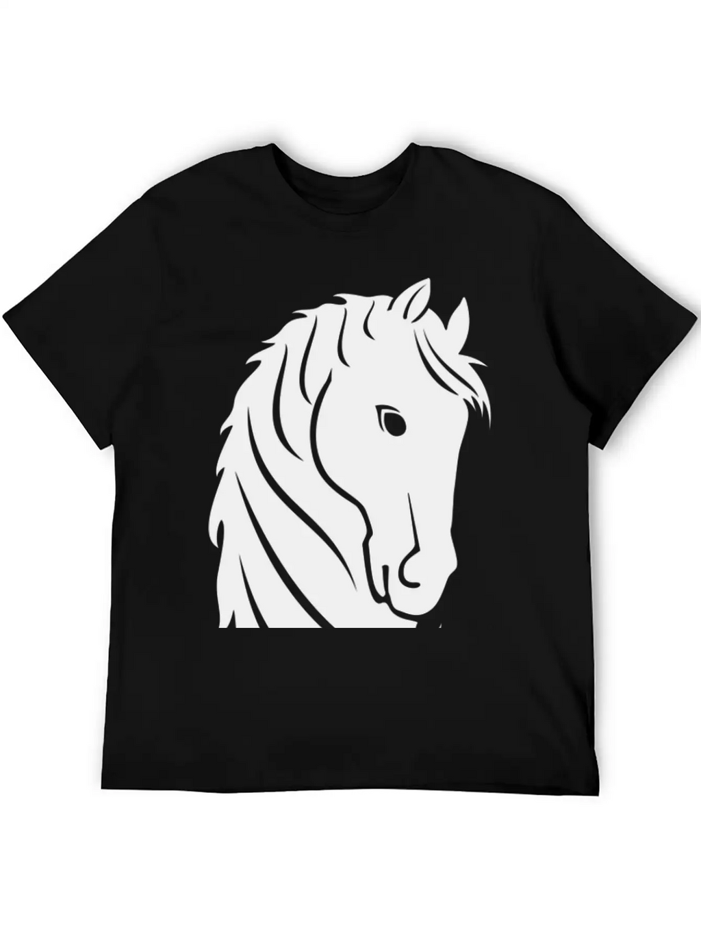 Horse Breathable Soft Cotton T-Shirt – Timeless Casual Look