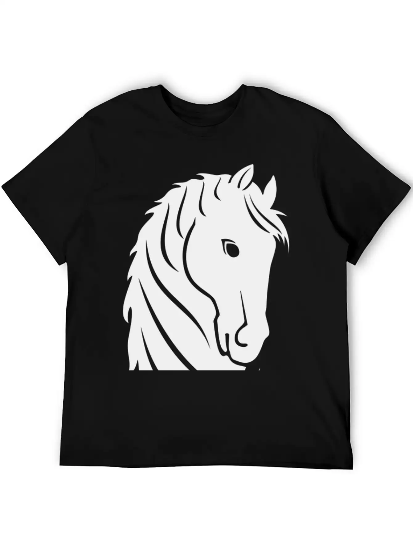 Horse Breathable Soft Cotton T-Shirt – Timeless Casual Look