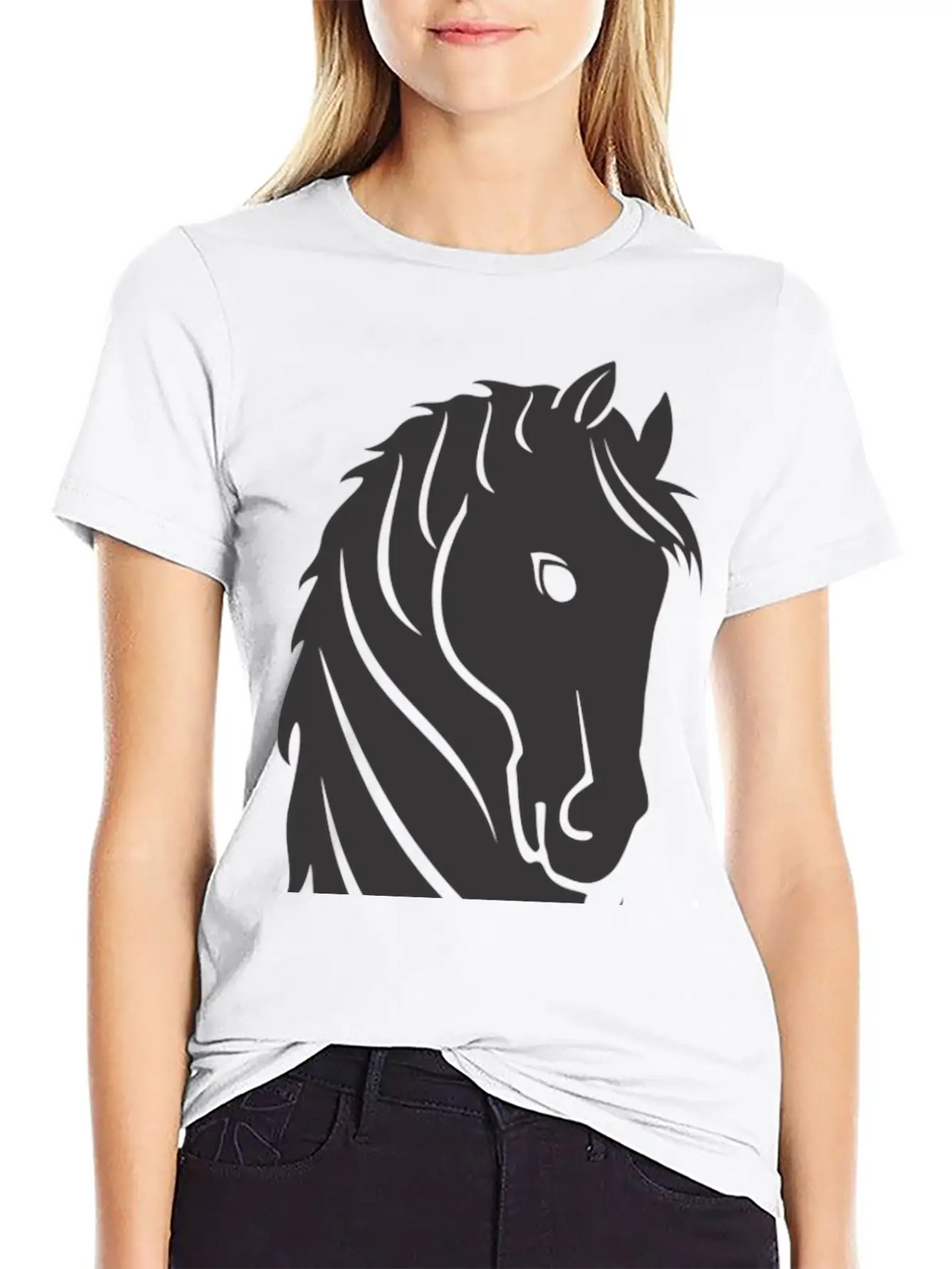 Horse Breathable Soft Cotton T-Shirt – Timeless Casual Look