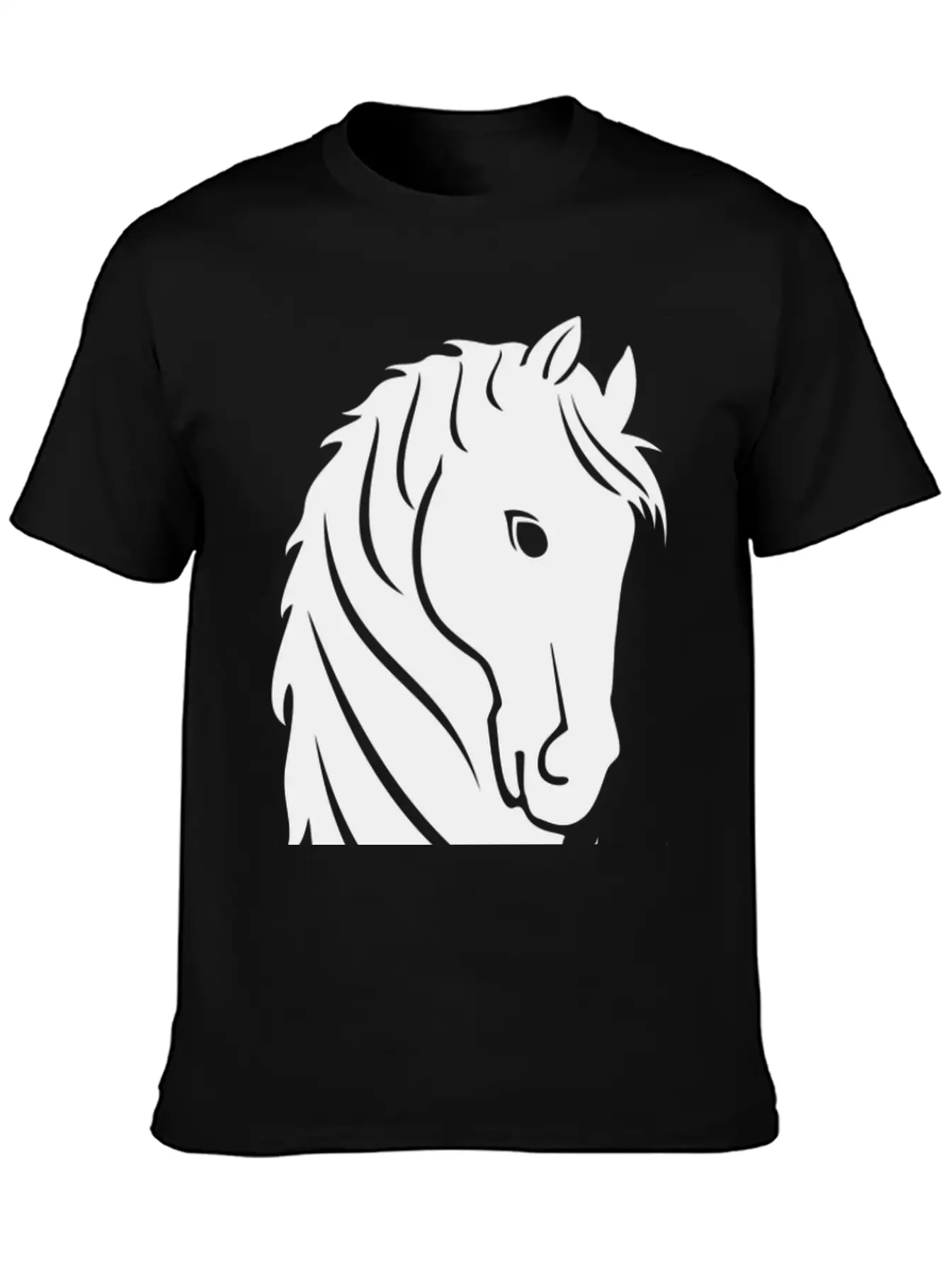 Horse Breathable Soft Cotton T-Shirt – Timeless Casual Look