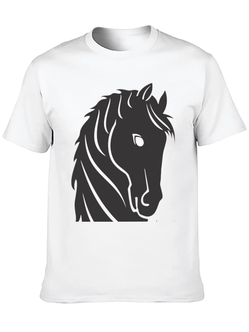 Horse Breathable Soft Cotton T-Shirt – Timeless Casual Look