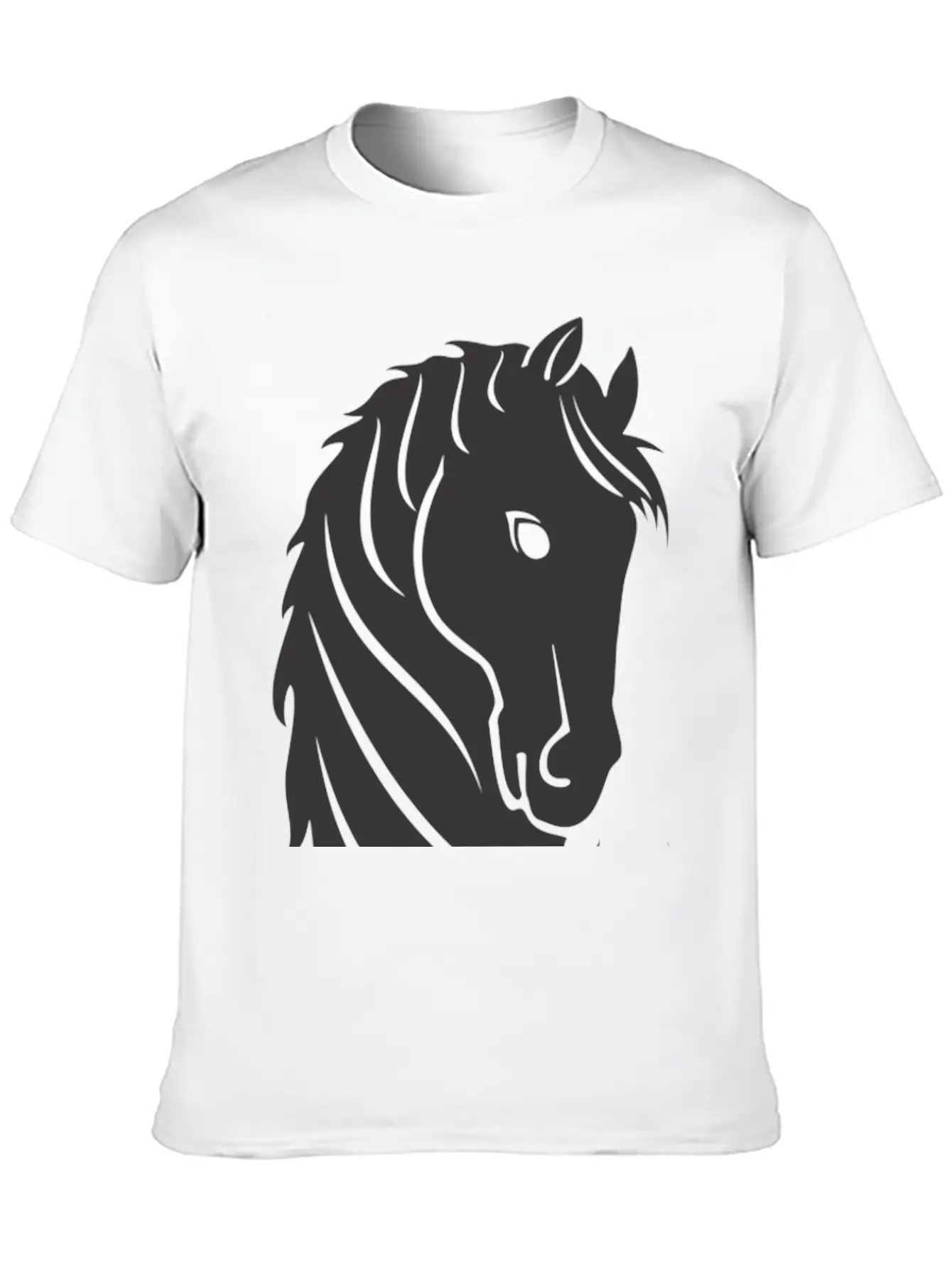 Horse Breathable Soft Cotton T-Shirt – Timeless Casual Look