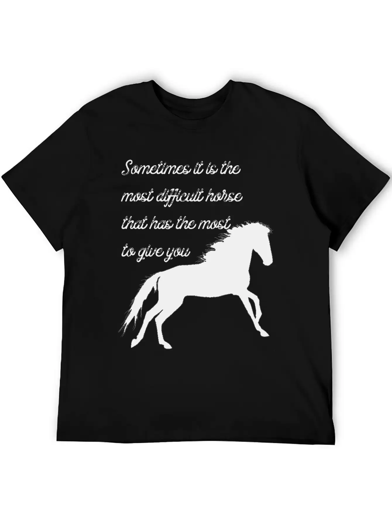 Horse Classic Cotton Tee – Unisex Comfort For Any Season
