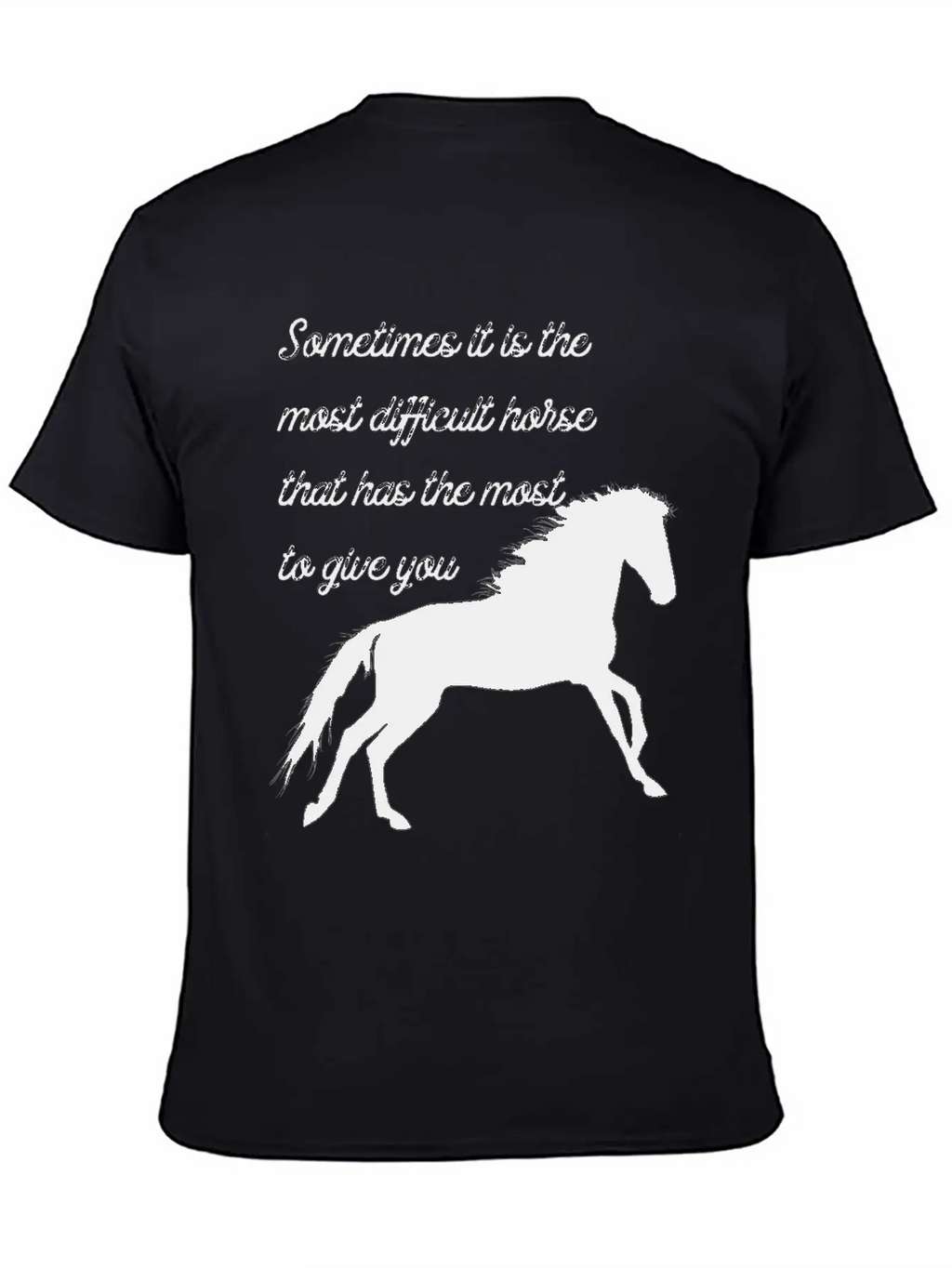 Horse Classic Cotton Tee – Unisex Comfort For Any Season