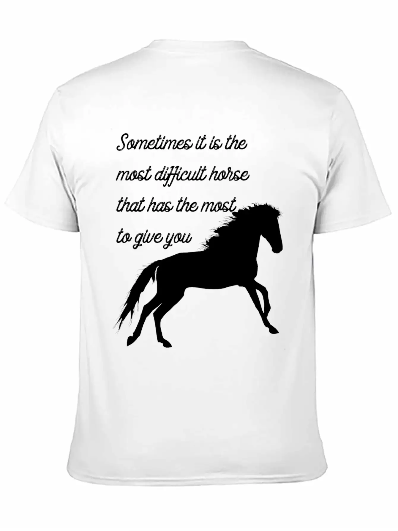 Horse Classic Cotton Tee – Unisex Comfort For Any Season