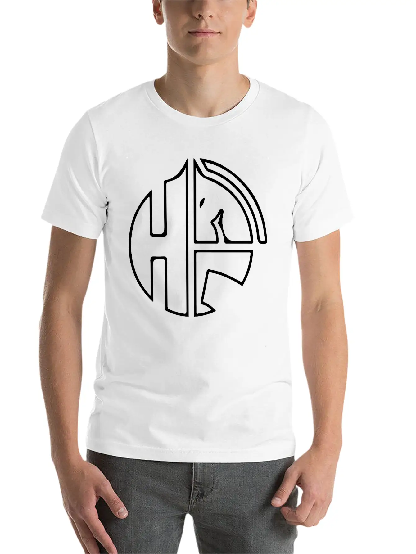 Horse Design With Letter H Classic Cotton Tee – Unisex Comfort For Any Season