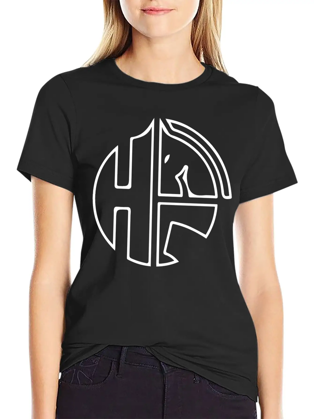 Horse Design With Letter H Classic Cotton Tee – Unisex Comfort For Any Season