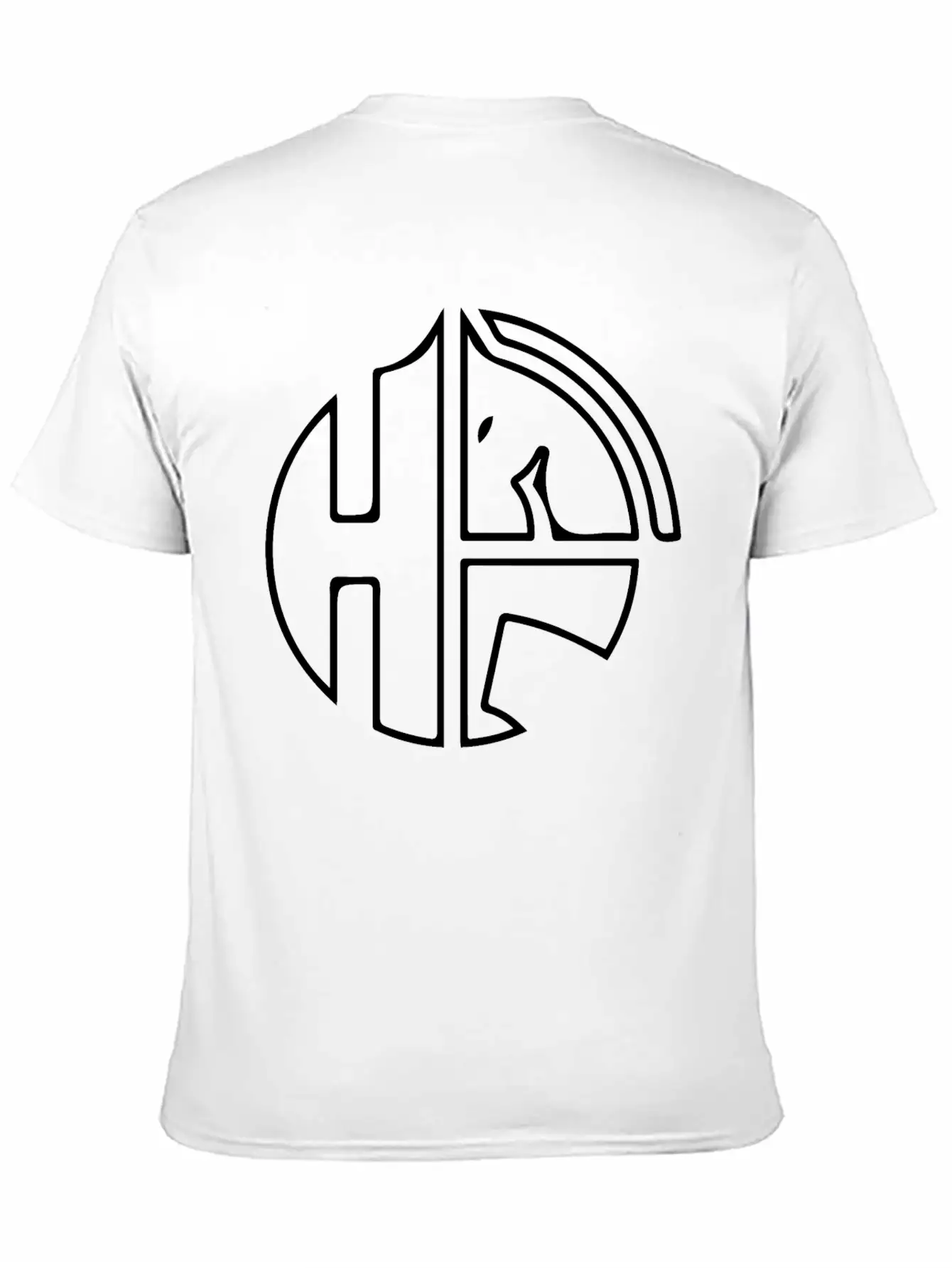 Horse Design With Letter H Classic Cotton Tee – Unisex Comfort For Any Season