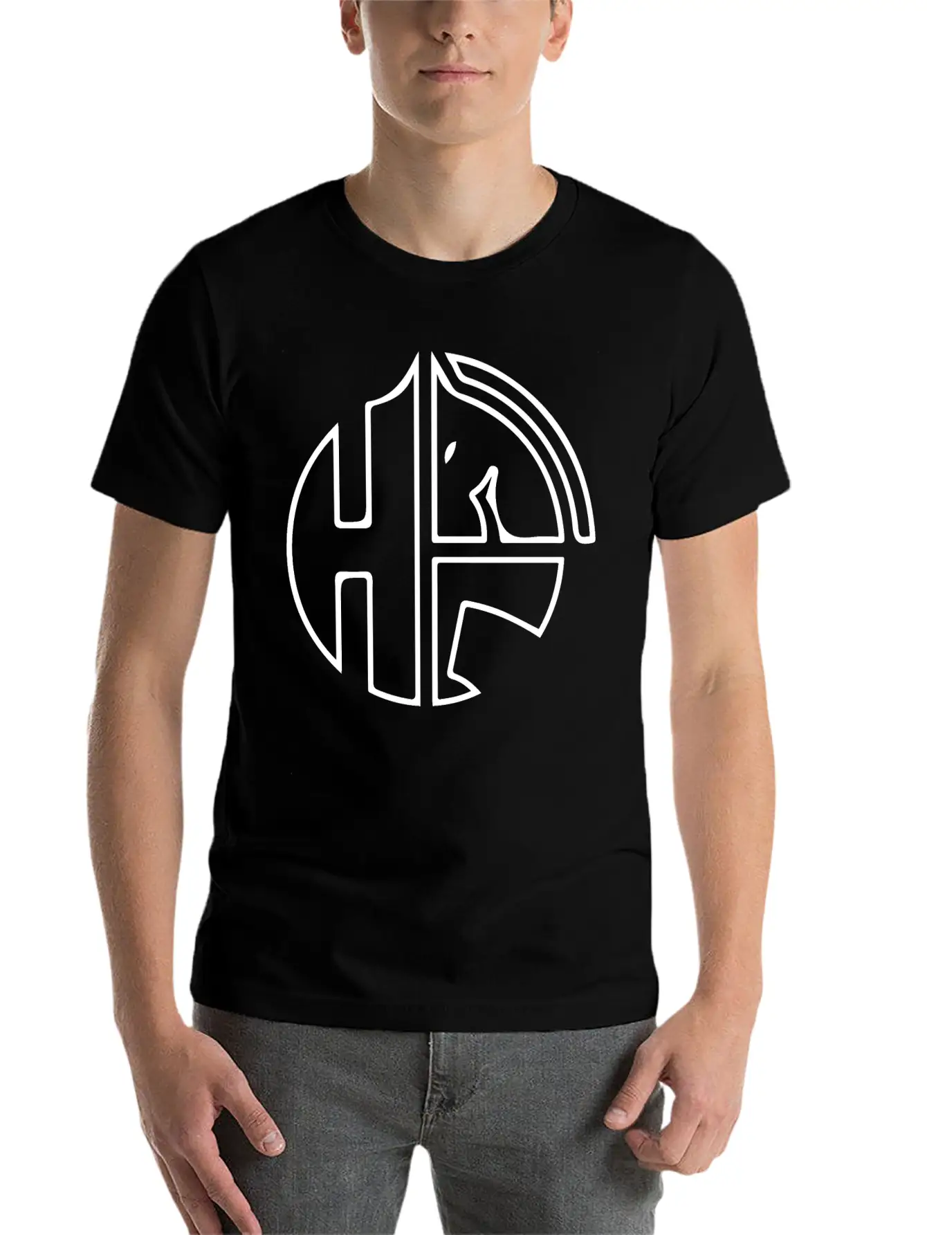 Horse Design With Letter H Classic Cotton Tee – Unisex Comfort For Any Season