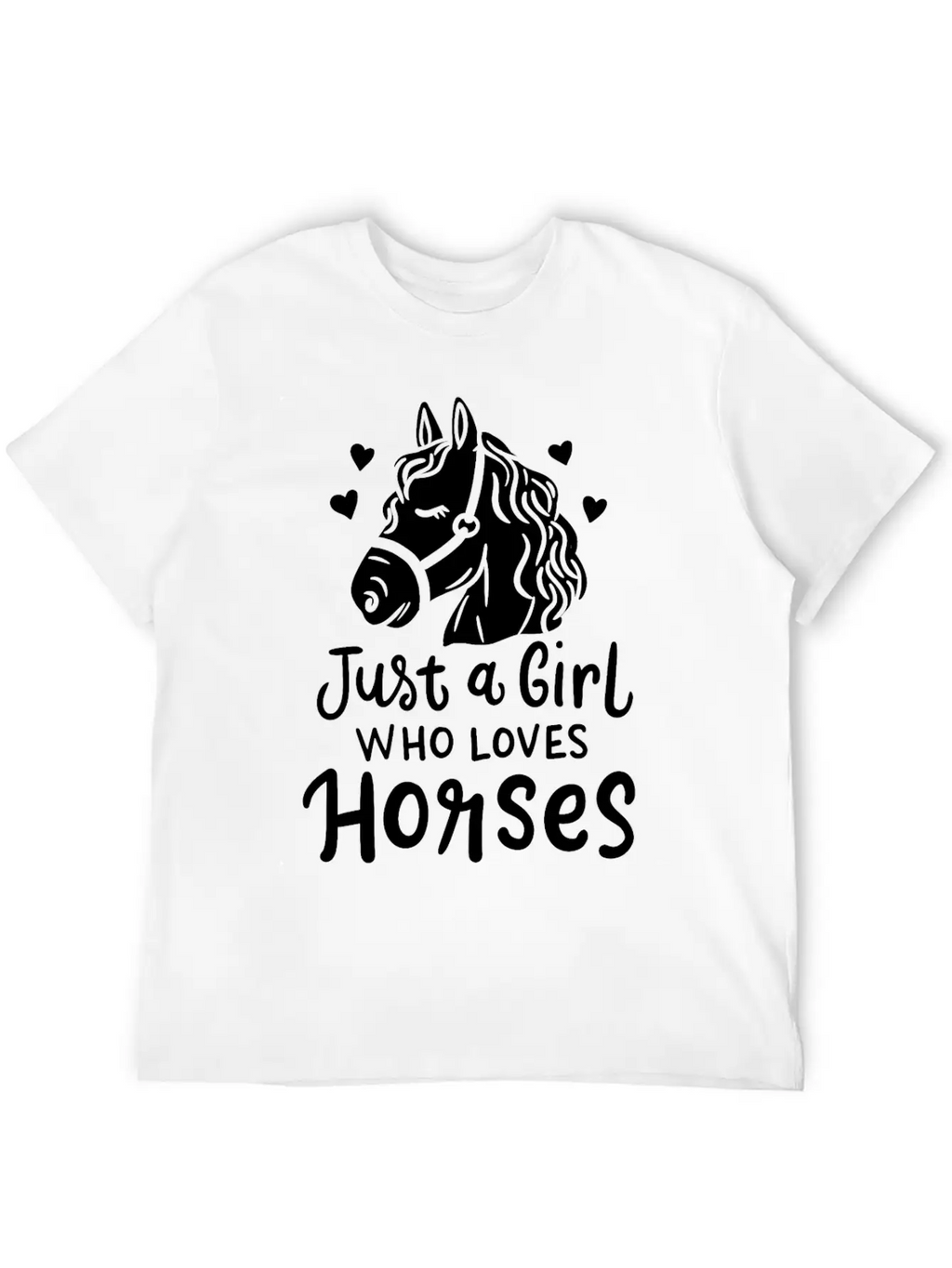 Horse Equestrian Relaxed Everyday Tee – Lightweight And Durable Cotton