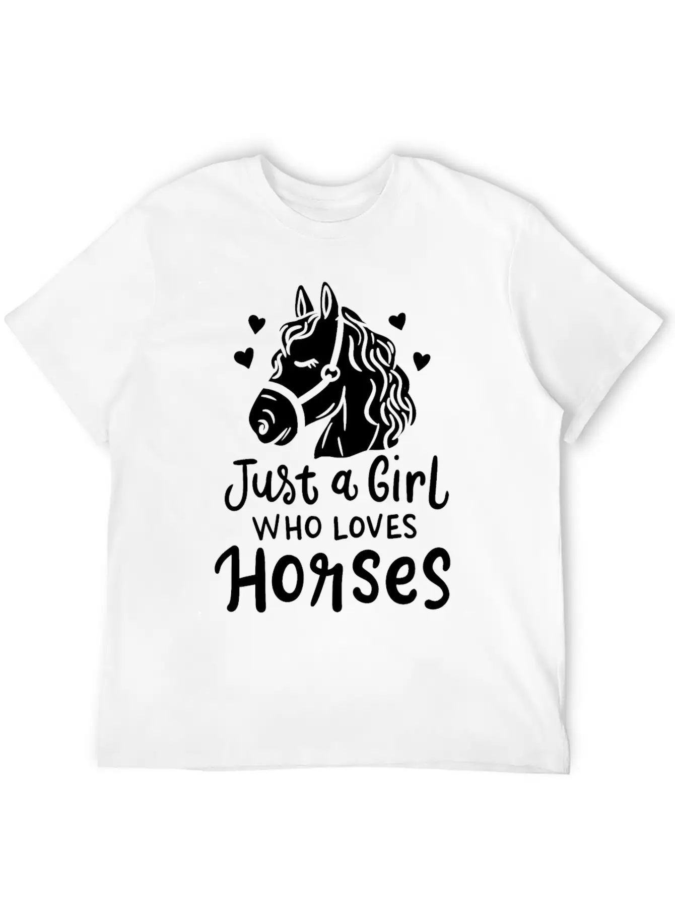 Horse Equestrian Relaxed Everyday Tee – Lightweight And Durable Cotton