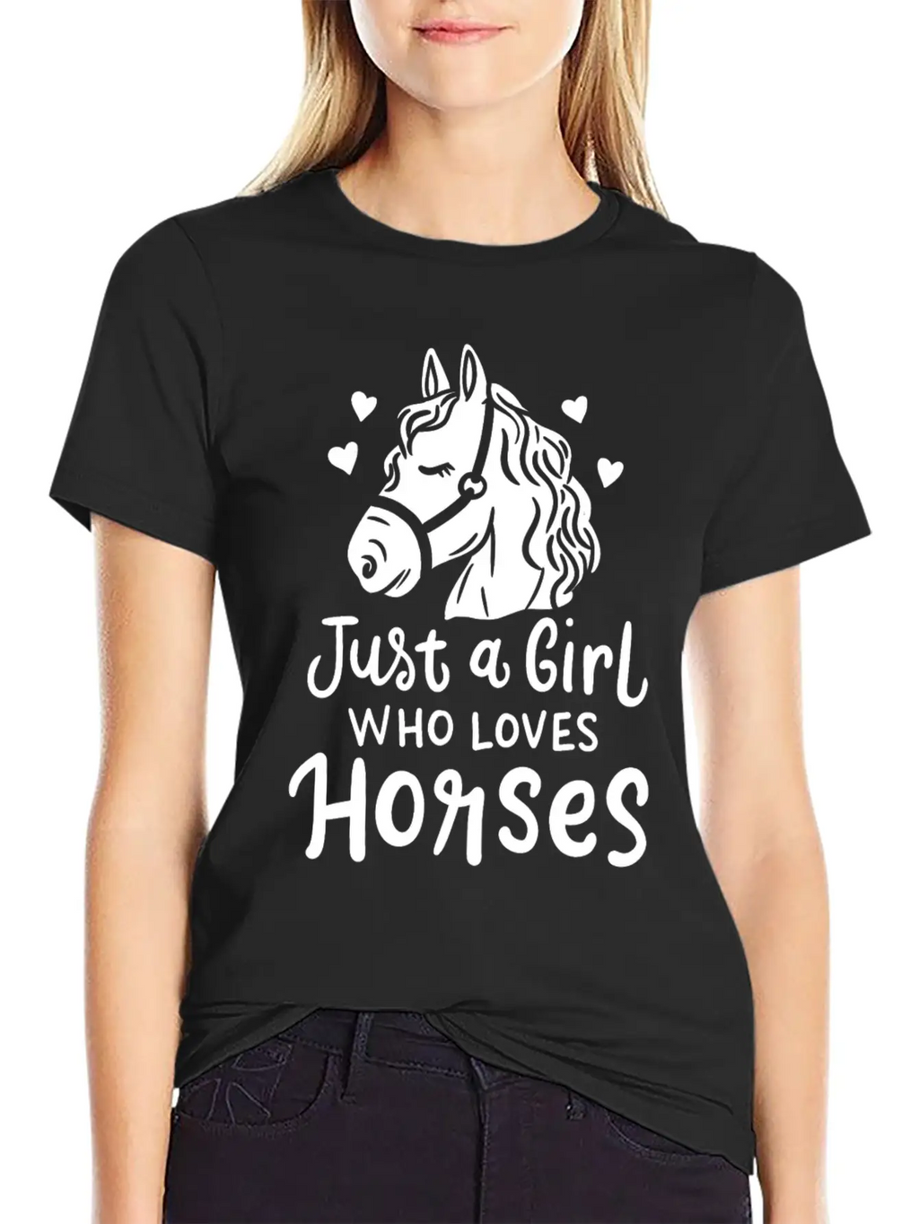 Horse Equestrian Relaxed Everyday Tee – Lightweight And Durable Cotton