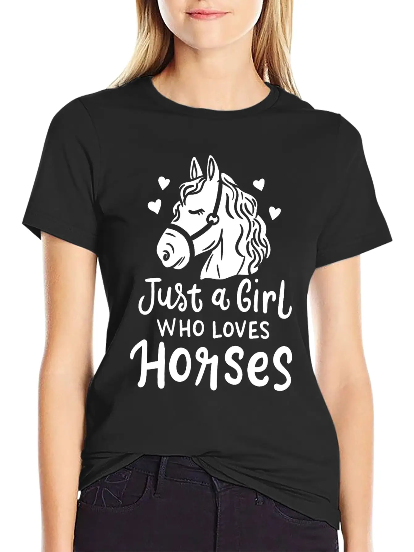 Horse Equestrian Relaxed Everyday Tee – Lightweight And Durable Cotton