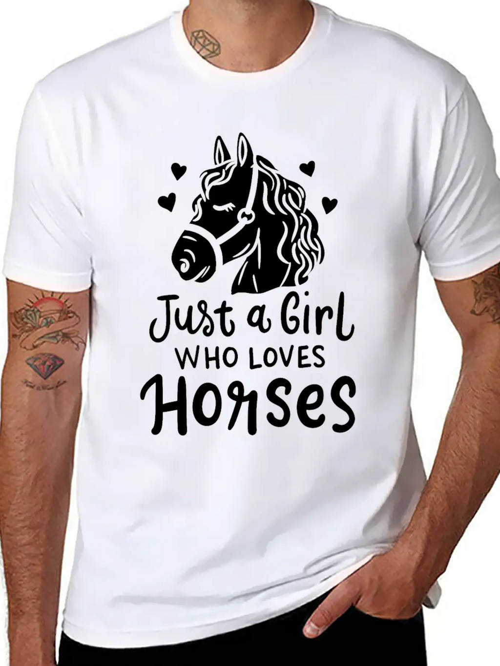 Horse Equestrian Relaxed Everyday Tee – Lightweight And Durable Cotton
