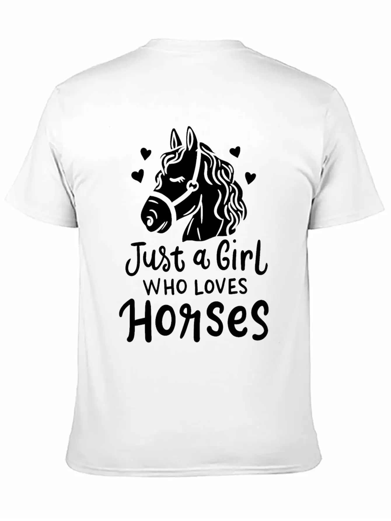 Horse Equestrian Relaxed Everyday Tee – Lightweight And Durable Cotton