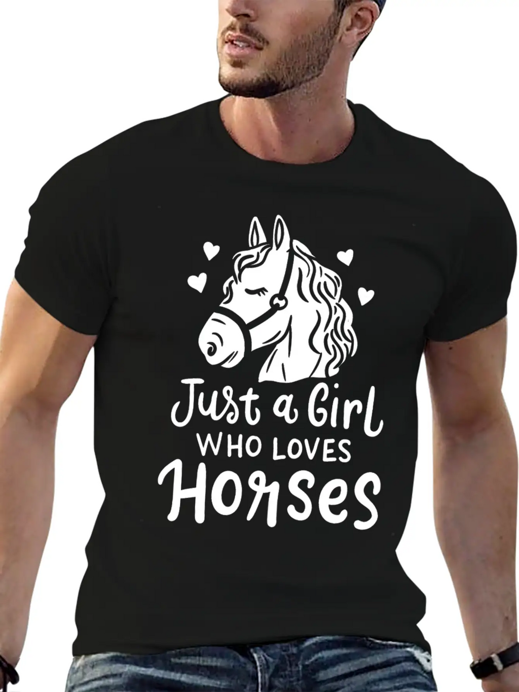 Horse Equestrian Relaxed Everyday Tee – Lightweight And Durable Cotton