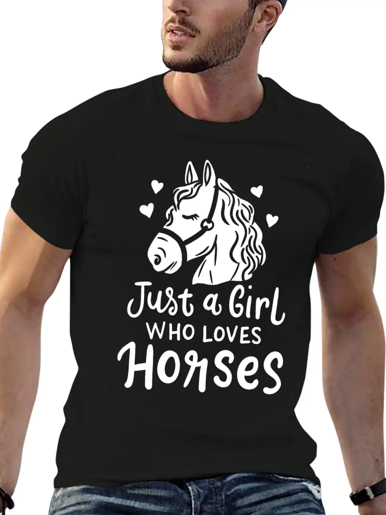 Horse Equestrian Relaxed Everyday Tee – Lightweight And Durable Cotton