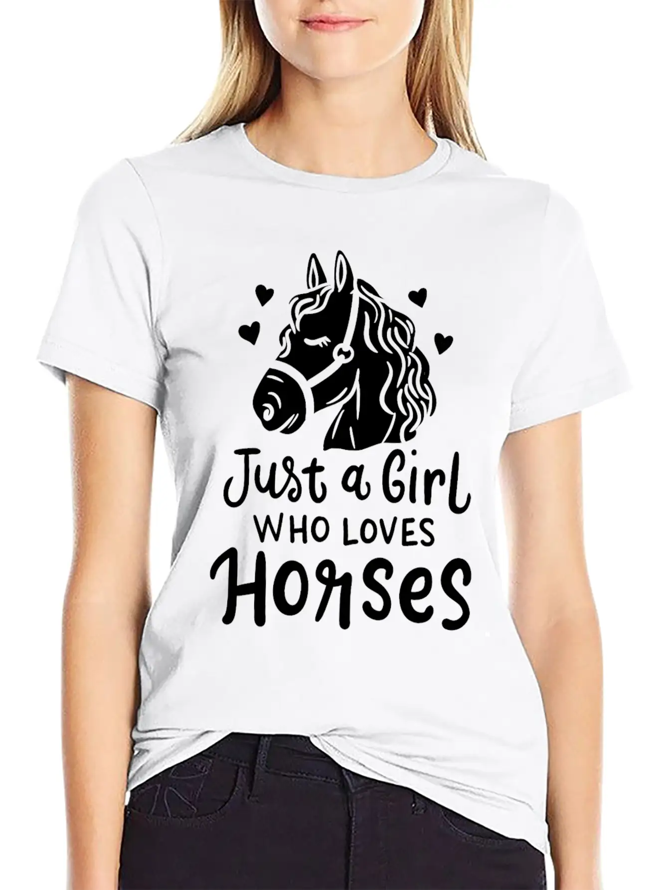Horse Equestrian Relaxed Everyday Tee – Lightweight And Durable Cotton