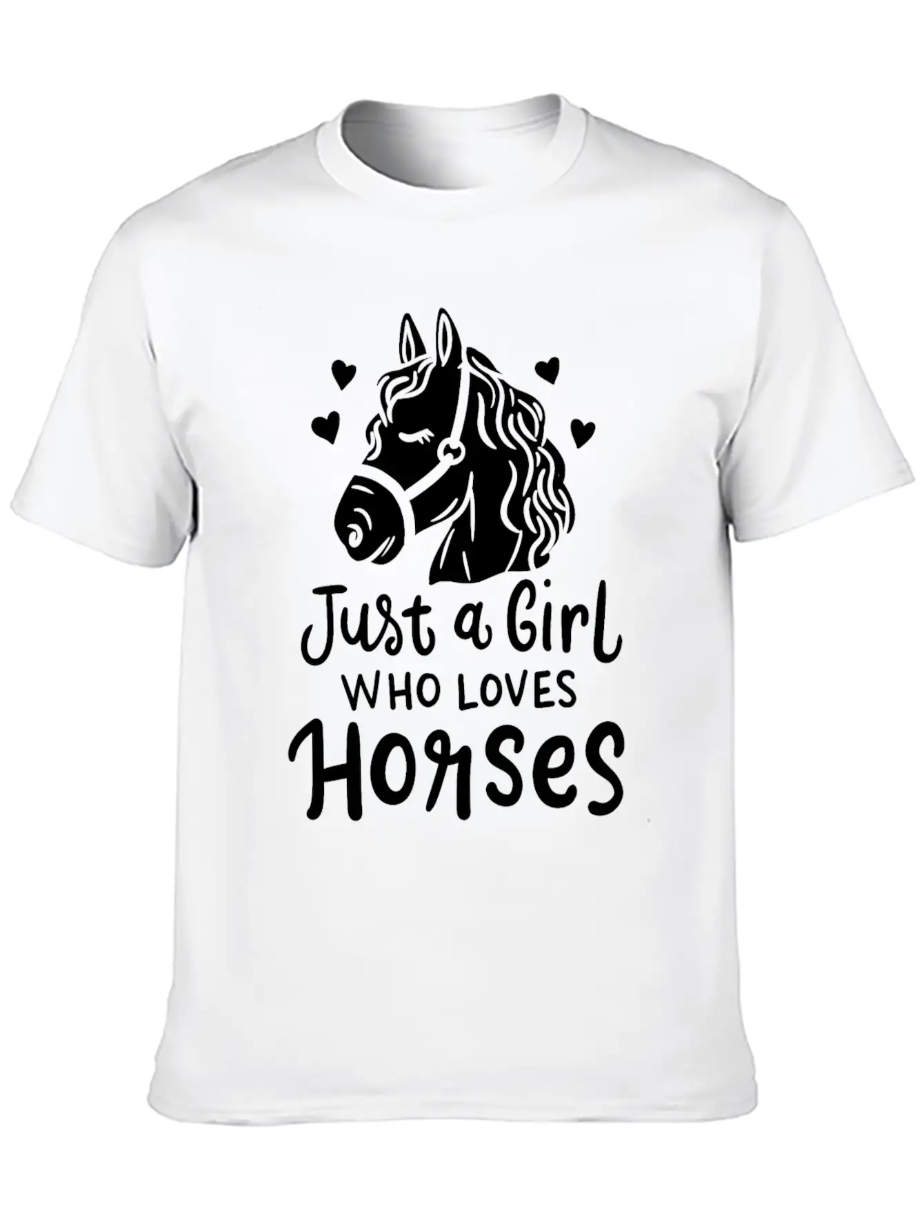 Horse Equestrian Relaxed Everyday Tee – Lightweight And Durable Cotton